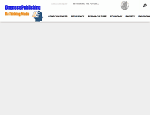Tablet Screenshot of onenesspublishing.com